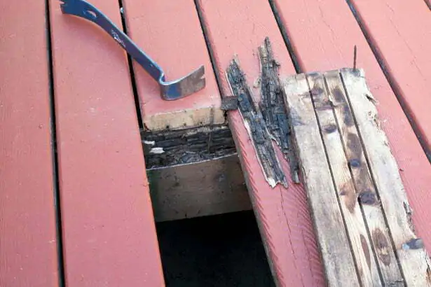 Deck porch damage - Zappa Deck Builders Fontana, CA