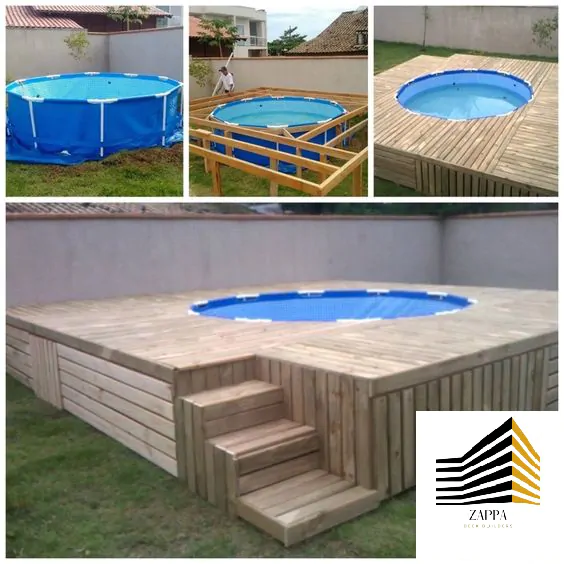 Pool Decks Before and After